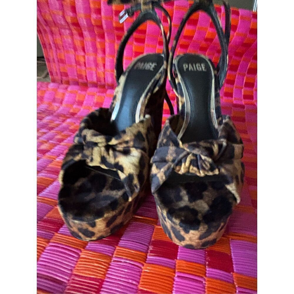 Paige Leopard Platform Heels - Picture 3 of 4